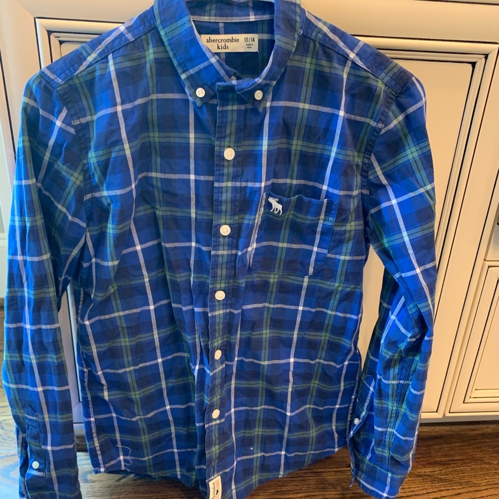 Abercrombie Kids Long-Sleeve Button-Up Shirt 13/14